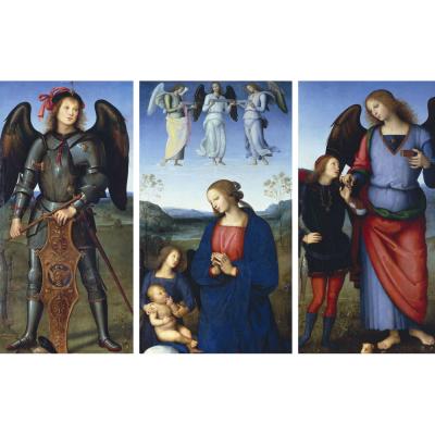 Pietro Perugino – Three Panels from an Altarpiece